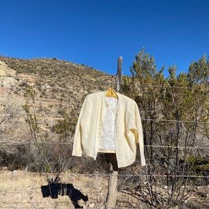 Vintage White Beaded Cartigan